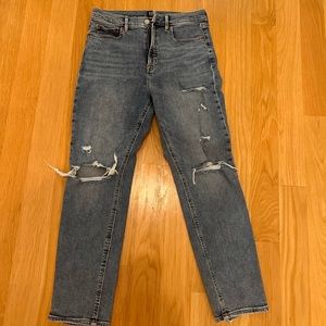 Cigarette style distressed jeans from gap, never worn